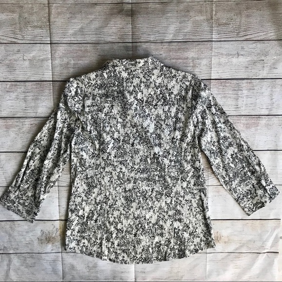 Dana Bachman Animal Print Blouse - Picture 6 of 6